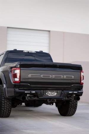 Ford F-150 Raptor Rear Bumper - Addictive Desert Designs - Phantom - Hammer Black - `21-`22 Ford F-150 Raptor Rear Bumper - Addictive Desert Designs - Phantom - Hammer Black - `21-`22